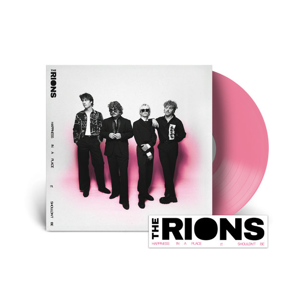 Happiness In A Place It Shouldn't Be EP 12" Vinyl (Pink) & Sticker Pre-Order