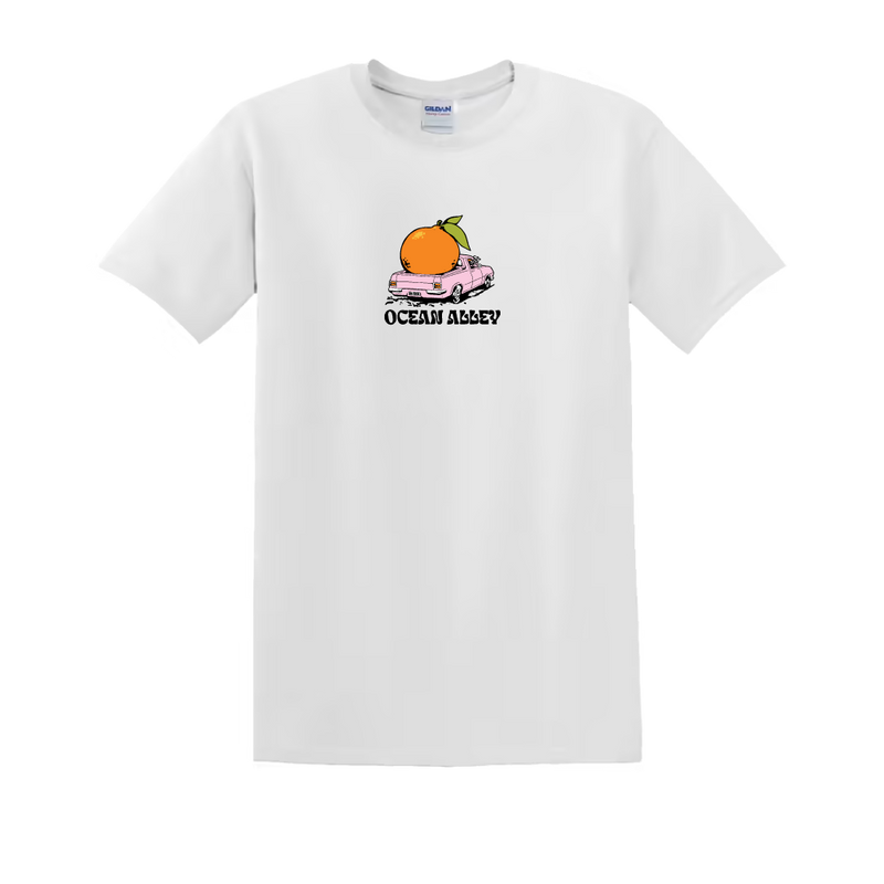 Tangerine Tee (White) Pre Order