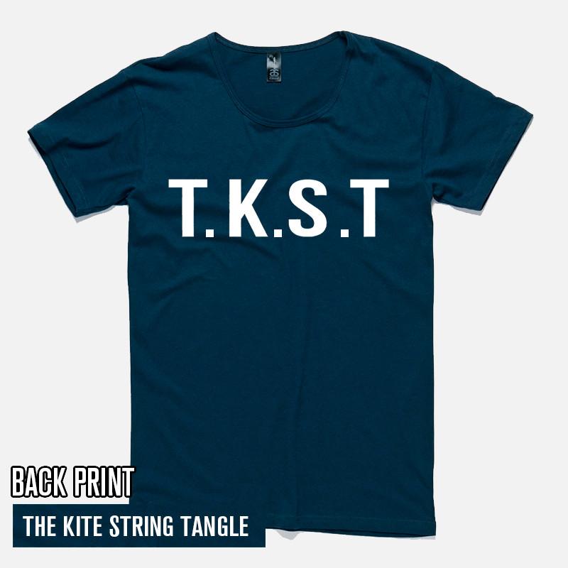 The Kite String Tangle Official Merch - TKST (Mens Navy Tee)