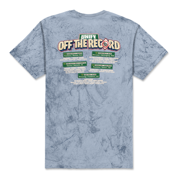 Unify Off The Record Tee (Ocean Blue)