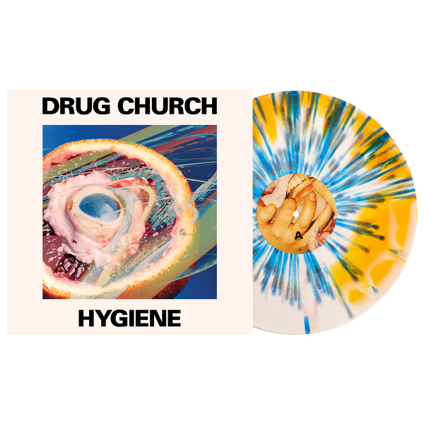 Hygiene 12" Vinyl (Orange with Blue Splatter)