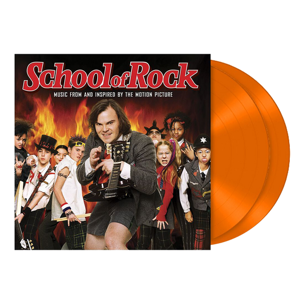 School Of Rock 2LP Vinyl (Orange w/ Etching)