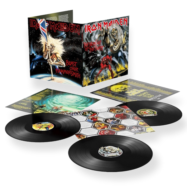 The Number Of The Beast / Beast Over Hammersmith 3LP Vinyl (180gm 40th Anniversary Edition)