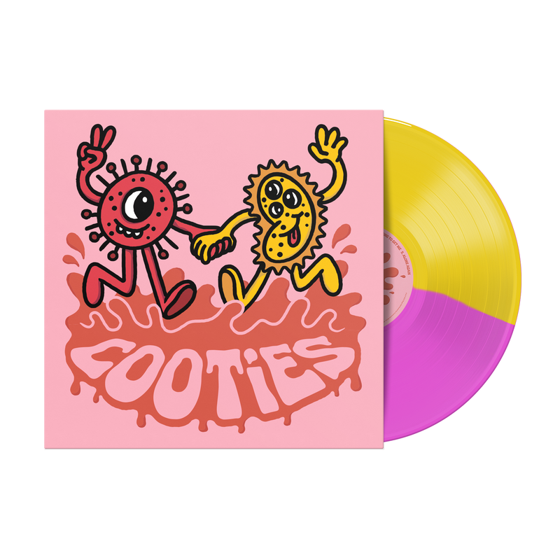 Cooties 12" Vinyl (Half Translucent Pink/Half Opaque Yellow)
