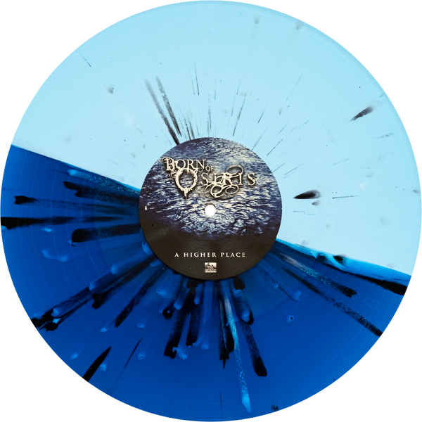 A Higher Place 12" Vinyl (Royal Blue/Baby Blue Split with Black & White Heavy Splatter)