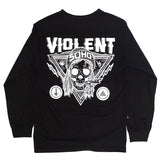 Blazin' Skull Long Sleeve (Black) PREORDER
