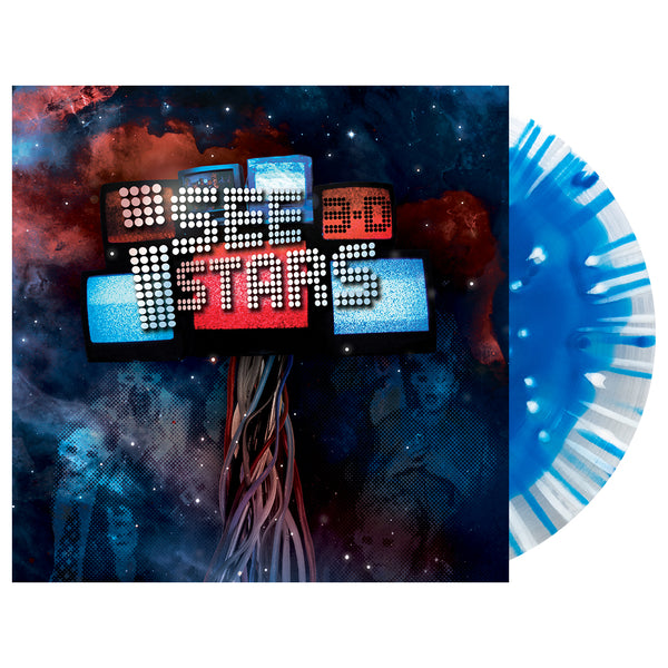 3D 12" Vinyl (Bluejay in Ultra Clear with Bluejay & White Heavy Splatter)