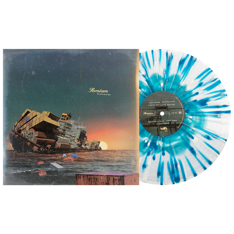 Stowaway 12" Vinyl (Blue in Clear w/ Blue & Bone Splatter)