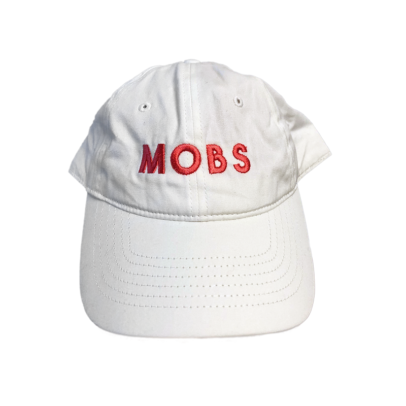 MOBS Logo Dad Hat (White)