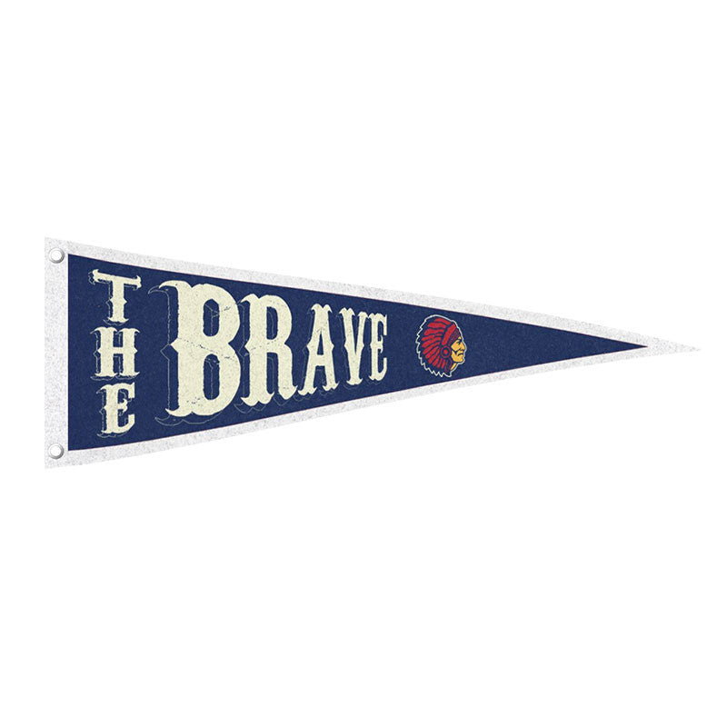 The Brave Official Merch - The Brave Pennant Flag