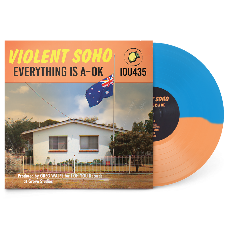 Everything Is A-OK 12" Vinyl (Half Clear Orange/Half Blue Opaque)