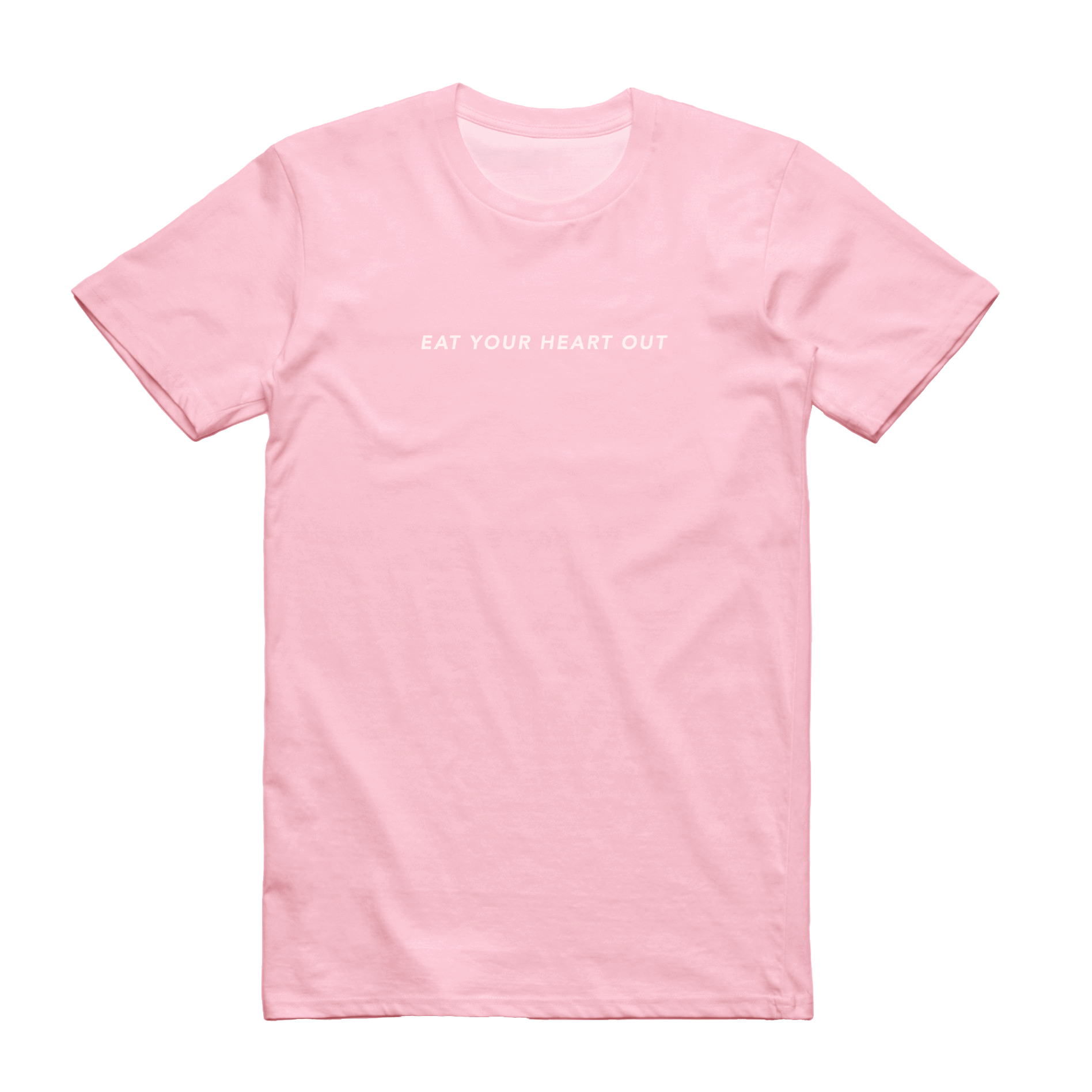 Eat Your Heart Out // Embroidery Logo Tee (Pink) – 24Hundred