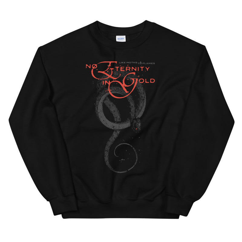 No Eternity In Gold Anniversary Crew Neck Sweater (Black)